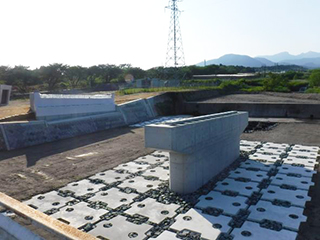 県道大山佐摩線畑橋橋梁下部工事